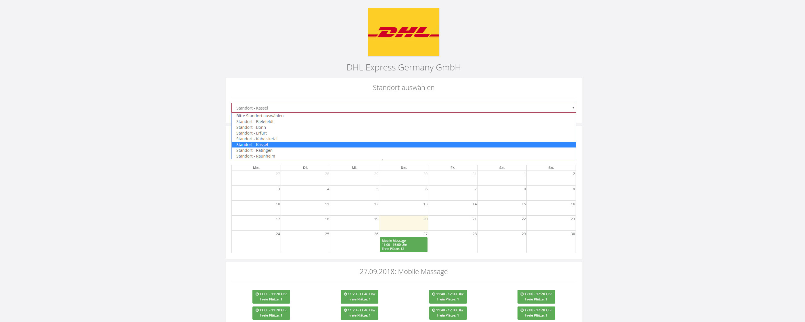 Unser kostenfreies Buchungs- und Management-Tool